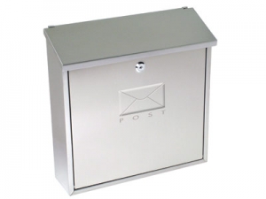 K11 Contemporary Stainless Steel Wall Mounted Letterbox